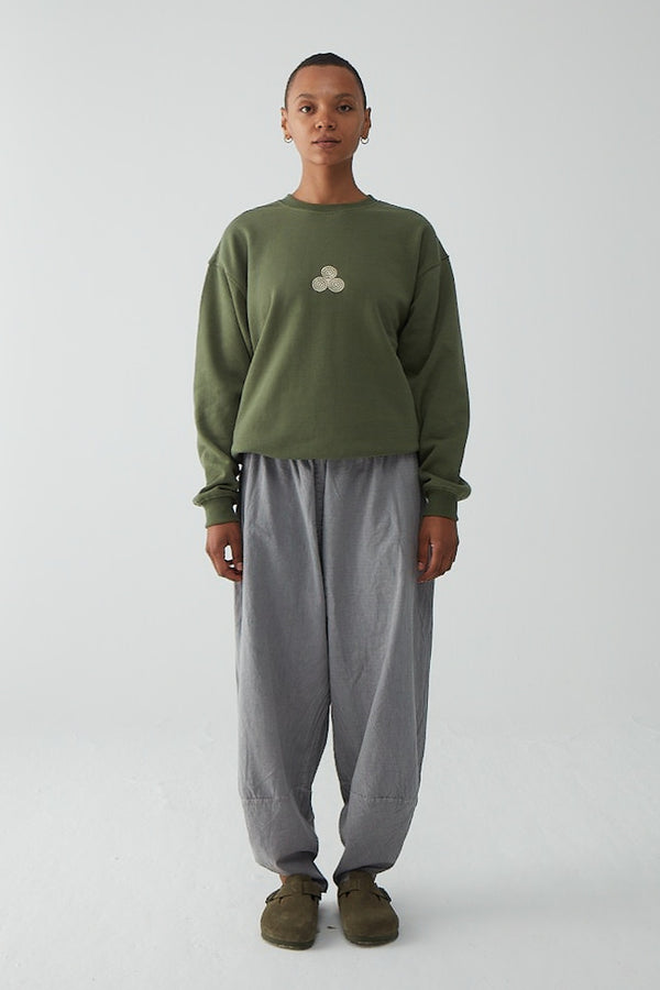 SNUG Silver Baggy Pantolon - Kadın - önden tam boy