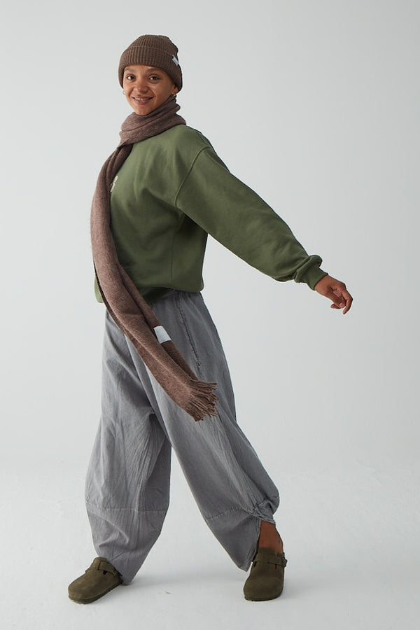 SNUG Silver Baggy Pantolon - Kadın - hareket