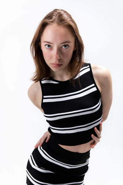 Snug Zebra Etek Ve Crop Takım - snugbrandwear