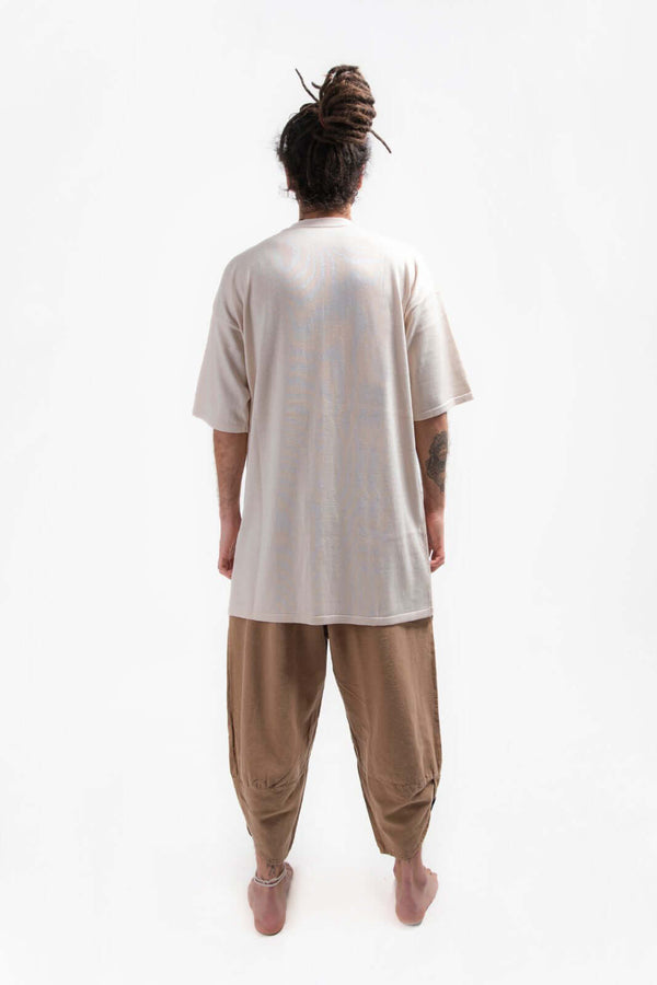 Sand Fine-Knitted Kimono - snugbrandwear